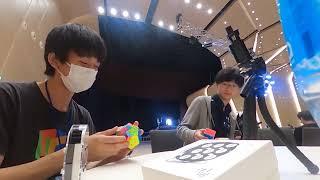 how speedcubing sounds like in Japanese. Masayuki Hirai and Ao Nogami speech.