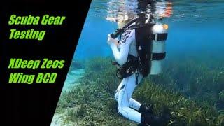 Scuba Gear Testing - XDeep Zeos Wing BCD