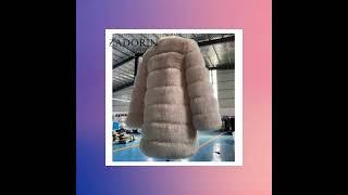 Winter New Long Furry Faux Fur Coat Jackets Women