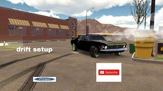 Ford mustang boss 429 drift setup car parking