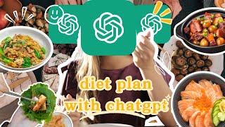 ChatGPT for Diet Plan | Eating a Meal Plan made by AI