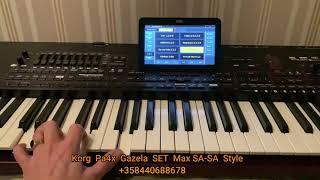 Korg Pa4x Gazela SET 2021 Max  SA-SA Style