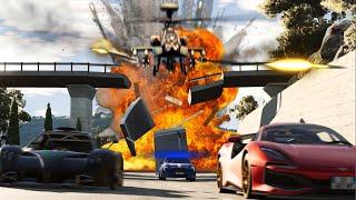 HOT PURSUIT 3: APACHE STRIKE - Marvelous Beamng Chase Movie