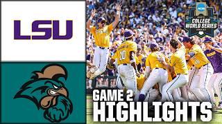 LSU Tigers vs. Coastal Carolina | Men's College World Series Game 2 | ESPN College Baseball