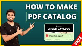 How to make PDF Catalog for FREE | Product Catalog | Brochure | Social Seller Academy