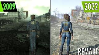 Fallout Point Lookout DLC 2009 vs 2022 - RTX OFF vs ON Graphics Comparison