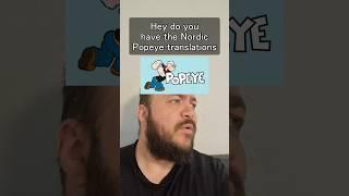 Nordic Popeye #comedy #nordic #sweden #denmark #finland #language