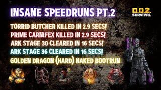 ARK 36 IN 16 SECS, PRIME CARNIFEX 2.9 SECS, TORRID 2.9 SECS - [D.O.Z. Survival]