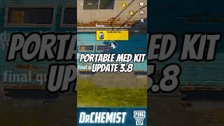 Portable Med Pack In Update 3.8 #pubgmobile #shorts #shortsfeed