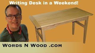 Quick Writing Desk, in the Shaker Style  (WnW #32)