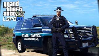 GTA V | LSPDFR 0.4.8 | San Andreas State Trooper | SASP