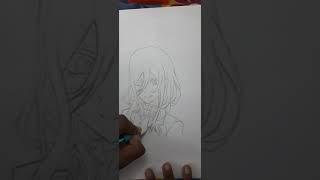 Miku Nataro timelapse drawing