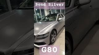 2024 Genesis G80 New Bond Silver Paint!