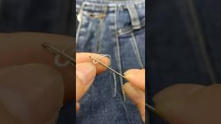 Needle threading tips don’t cost a dime | Epoch creative #sewing #jeans