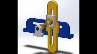 Slider crank #mechanism || #Animation video || #solidworks 2019