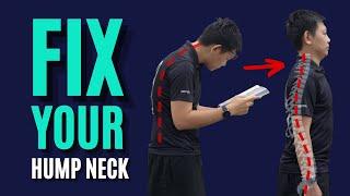 FIX HUMP NECK with this NEW Exercise | Bad Phone Posture