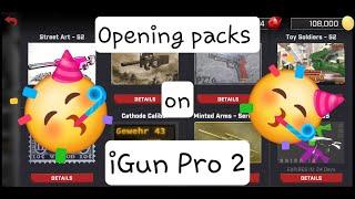 Opening gun packs on iGun Pro 2