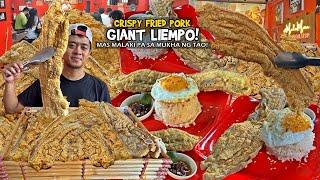 Viral na "GIANT FRIED LIEMPO" na "Mas MALAKI pa daw sa MUKHA ng TAO!" | Ang HIGANTENG LIEMPO SILOG!