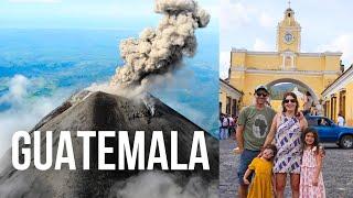 TOP 10 de GUATEMALA: Volcán de Fuego. Antigua Guatemala y Tikal!