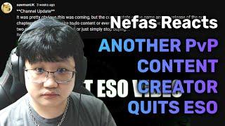 @sawmanUK Quits ESO - Nefas Reacts | The Elder Scrolls Online