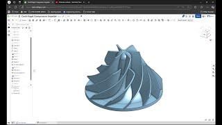 Simple (Helix) Impeller  - Centrifugal Compressor V1