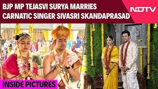 Tejasvi Surya Wedding | BJP MP Tejasvi Surya Marries Carnatic Singer Sivasri Skandaprasad