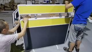 How to make a office workstation panels , office partition? For office furnitures