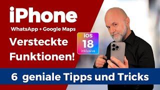 6 Tricks für dein iPhone, WhatsApp und Google Maps die du kennen solltest! Inklusive iOS 18 Feature!