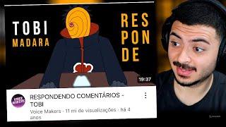 KAMUZ REAGE: OBITO / TOBI RESPONDENDO COMENTÁRIOS - VOICE MAKERS