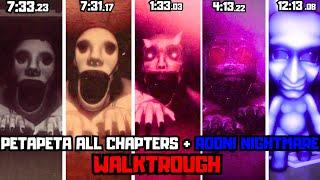 PETAPETA Level 6 & School Of Nightmares All Modes + AOONI Nightmare World Record Speedrun