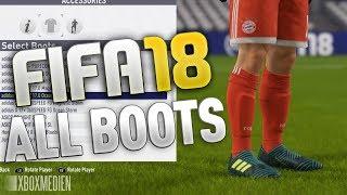 FIFA 18 ALL Boots + Hidden Boots (Xbox One, PS4, PC)