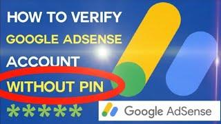 How To Verify Adsense Address Without Pin 2022. (Within 3Mins)