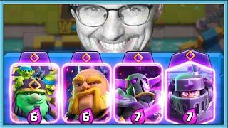  HEH, 4 EVOLUTIONS IN ONE DECK / Clash Royale