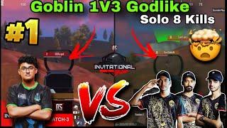 SOUL GOBLIN 1v3 ️GODLIKE | CASTOR SHOCKED | scrim’s highlights |