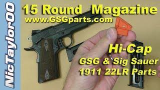 GSG / Sig Sauer 1911 22LR Pistol (15 Round  Magazine Assembly)