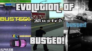 EVOLUTION OF BUSTED IN GTA GAMES! | 1997-2020 | ALPHAX98