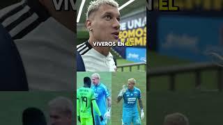  Feo gesto de Washington Aguerre contra Kevin Viveros en el Medellín vs. Atlético Nacional