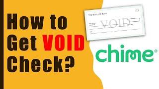 How to find VOID check for Chime Bank?