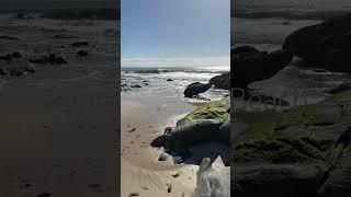 Fantastischer menschenleerer Strand in Spanien. Ein traum , farben wie im maerchen