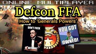 Defcon FFA - China - Pro Rules | C&C Generals Zero Hour | No Commentary