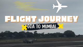 Scenic Flight from Goa to Mumbai