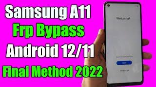 Final Solution | Samsung A11 Frp Bypass/Unlock Google Account Lock Android 12/11 | New Tool