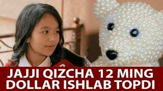 Jajji qizcha 12 ming dollar ishlab topdi