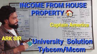 ️University problems solution House Property Income Total Income Mcom Tybcom sem5 Direct tax Nep