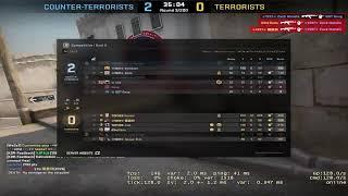 720p 60 FPS 6000kbps CSGO Faceit Stream 3