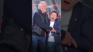 'Back to the Future' Stars Michael J. Fox & Christopher Lloyd Reunite at Comic-Con 2022 | PEOPLE