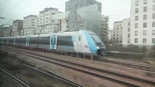 SNCF Train Ride: Bécon-les-Bruyères to Paris Saint-Lazare  10 January 2023