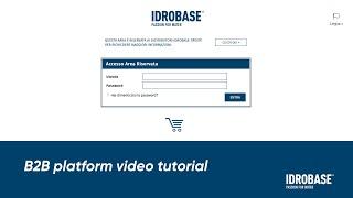 Idrobase Group's B2B platform video tutorial