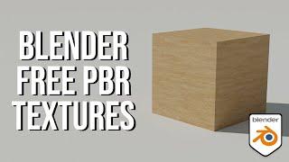 FREE PBR TEXTURES AND HOW TO APPLY THEM IN BLENDER - BLENDER BEGINNER TUTORIAL