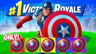 The CAPTAIN AMERICA Challenge in Fortnite! (Season 4)